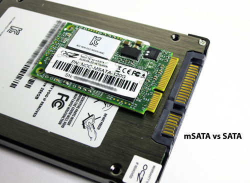 Un comparatif de SSD mSata